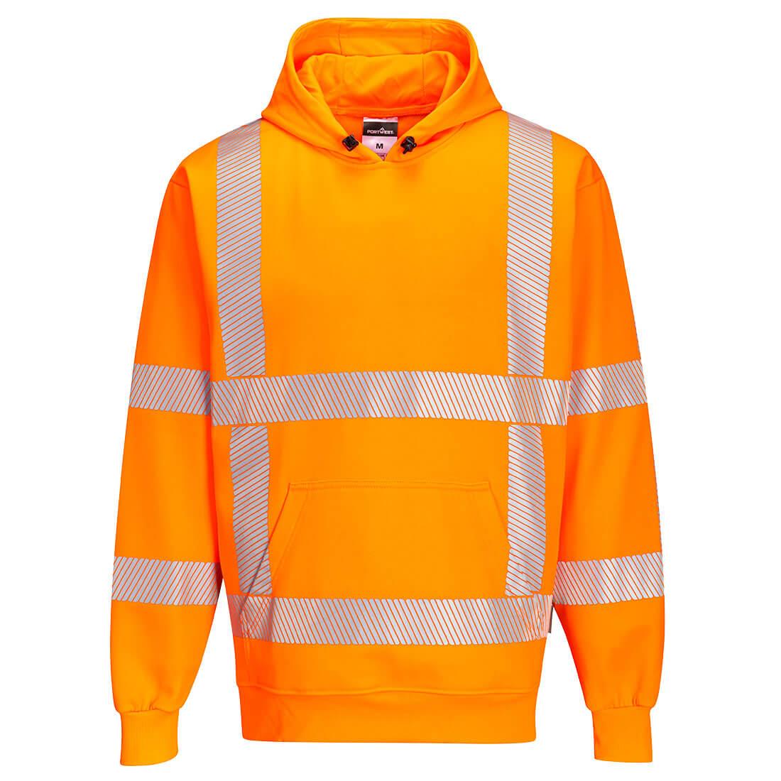 PORTWEST R477 BLUZA OSTRZEGAWCZA Z KAPTUREM RWS; POMARAŃCZOWY