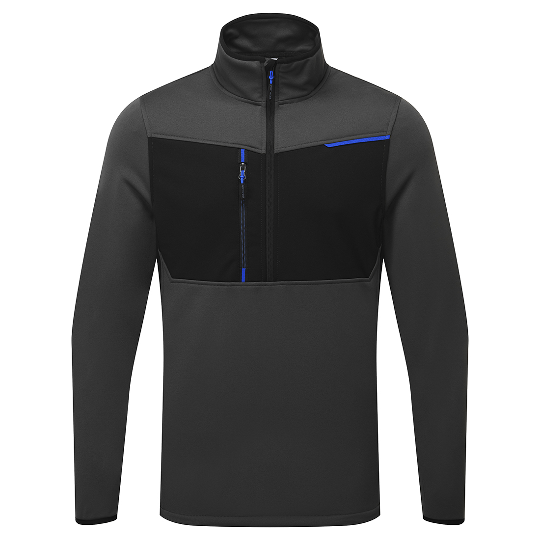 PORTWEST T755 POLAR WX3 HALF ZIP TECH; SZARY METALICZNY