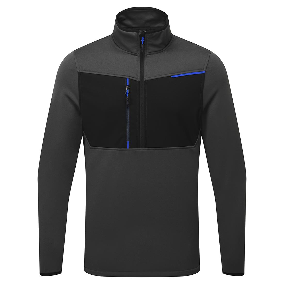 PORTWEST T755 POLAR WX3 HALF ZIP TECH; SZARY METALICZNY