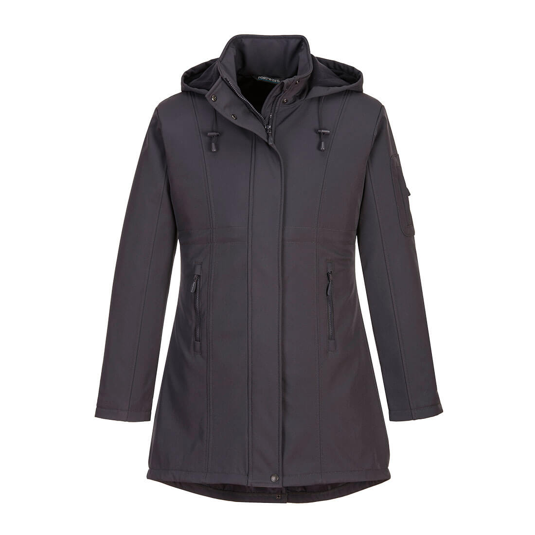 PORTWEST TK42 KURTKA SOFTSHELL CARLA (3L); SZARY WĘGLOWY