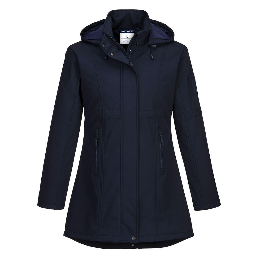 PORTWEST TK42 KURTKA SOFTSHELL CARLA (3L); GRANATOWY