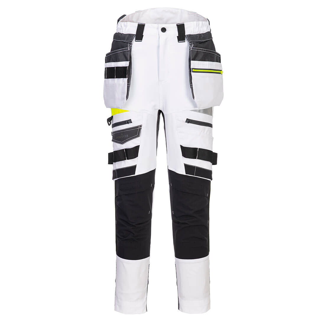 PORTWEST DX452 DAMSKIE SPODNIE ROBOCZE DX4 Z KABURAMI; BIAŁY