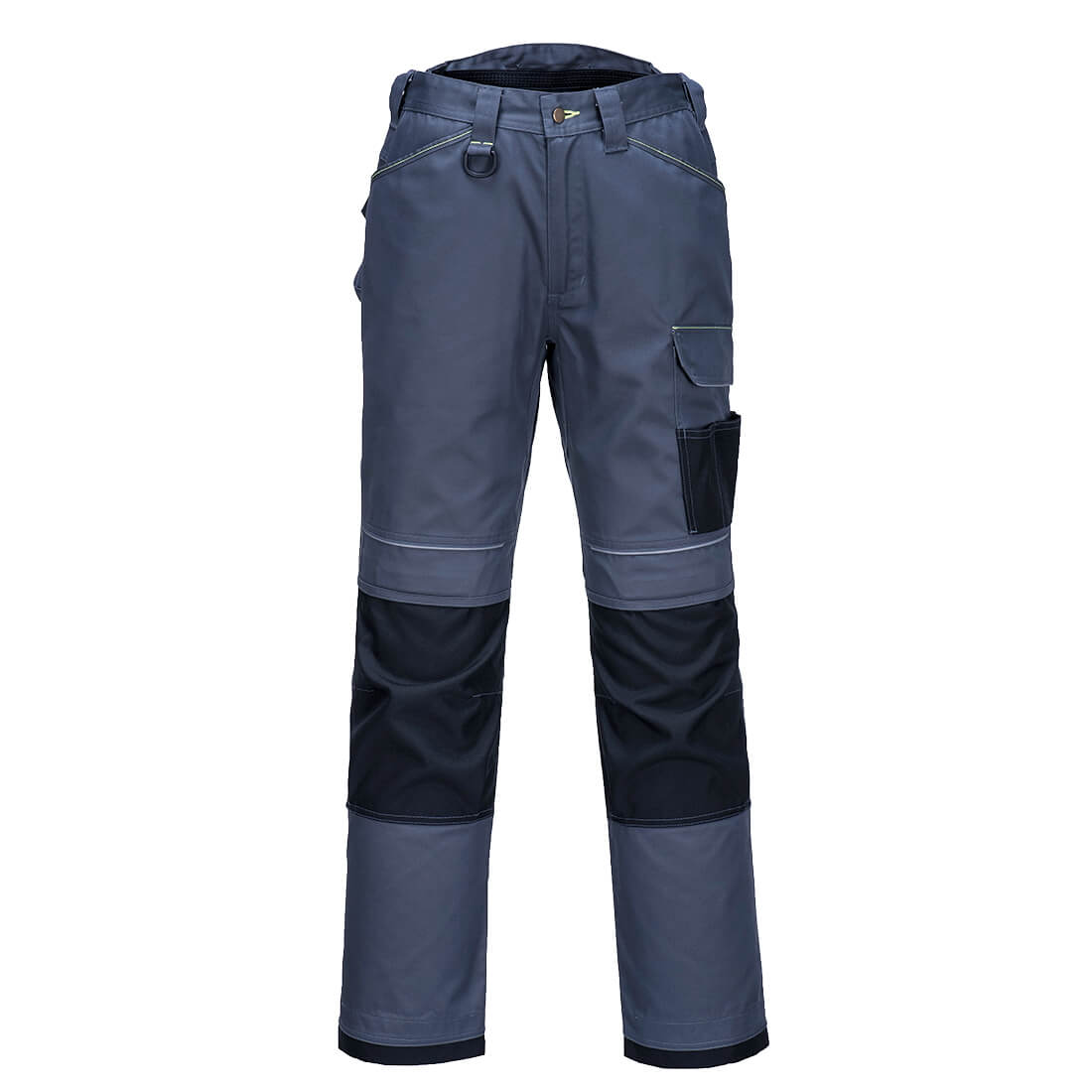 PORTWEST PW304 LEKKIE SPODNIE ZE STRETCHEM PW3; ZOOM SZARY/CZARNY