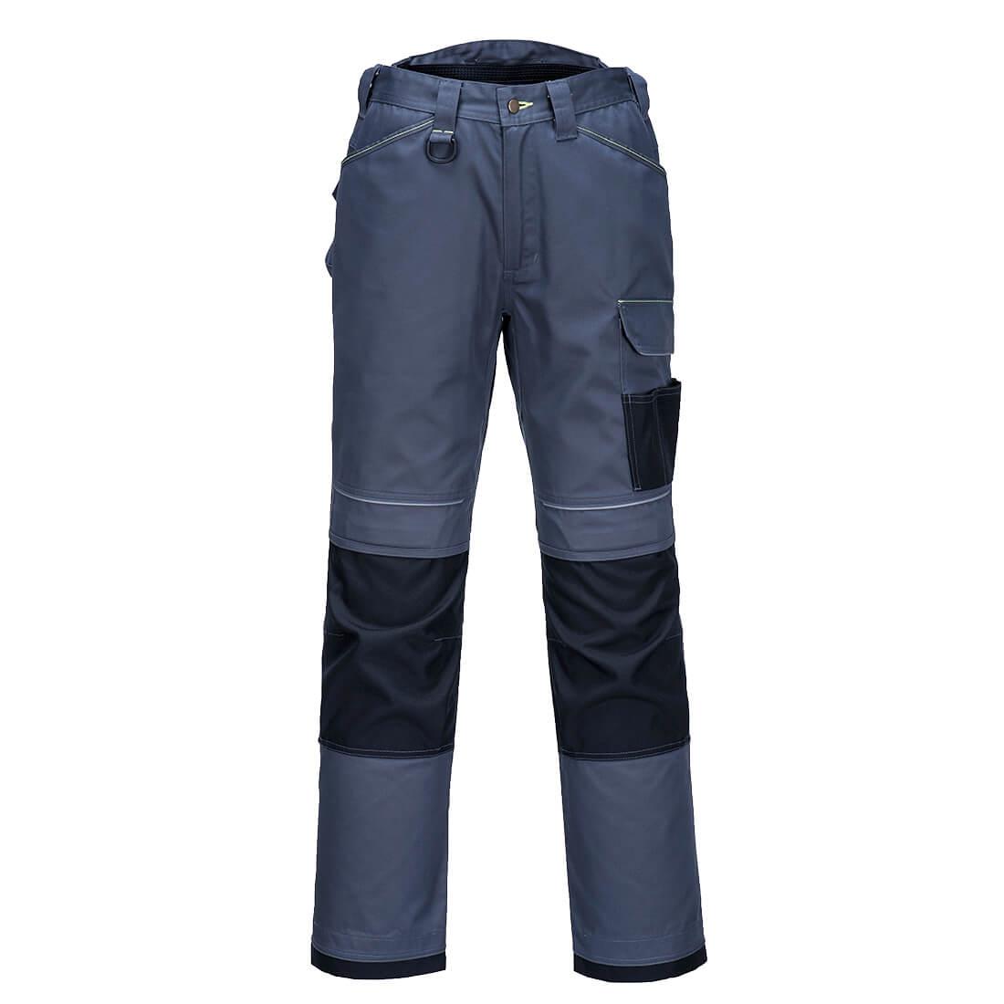 PORTWEST PW304 LEKKIE SPODNIE ZE STRETCHEM PW3; ZOOM SZARY/CZARNY