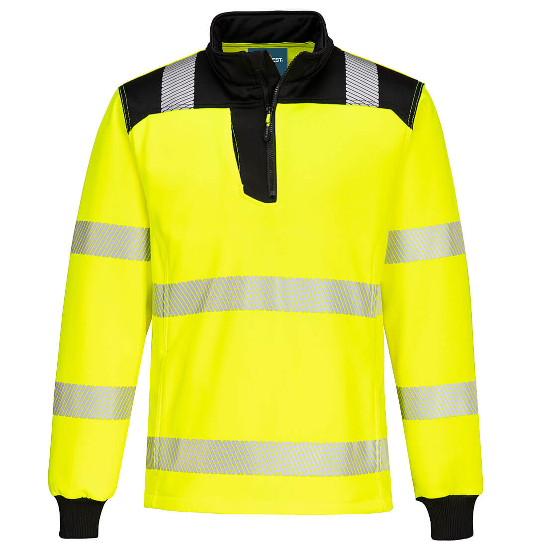 PORTWEST PW326 BLUZA OSTRZEGAWCZA PW3 Z ZAMKIEM 1/4; ŻÓŁTY/CZARNY