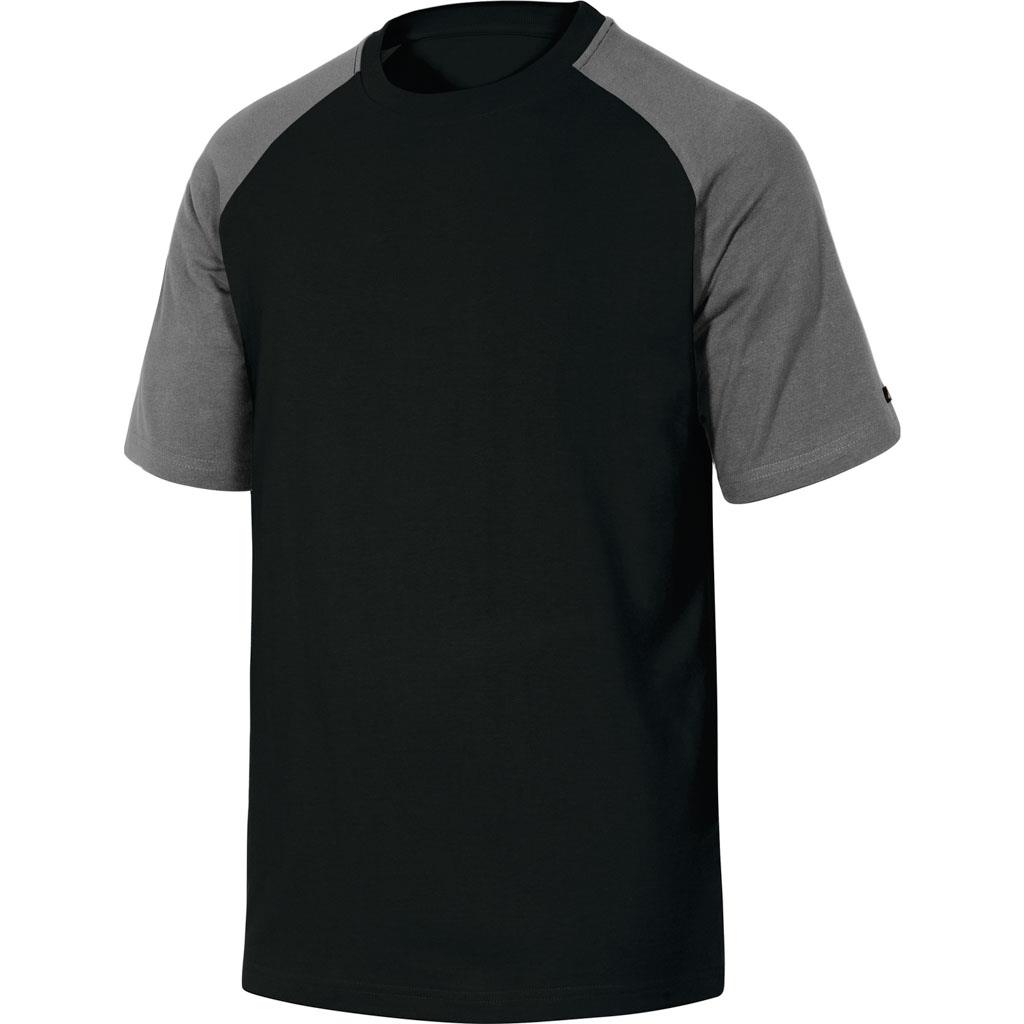 DELTA PLUS GENOA T-SHIRT Z BAWEŁNY (100%), 180 g/m2; CZARNO-SZARY