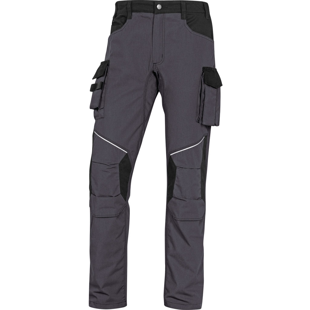 DELTA PLUS MCPA2 SPODNIE MACH 2 CORPORATE Z POLIESTRU (65%) I BAWEŁNY (35%), 260 g/m2, RIPSTOP; SZARO-CZARNY