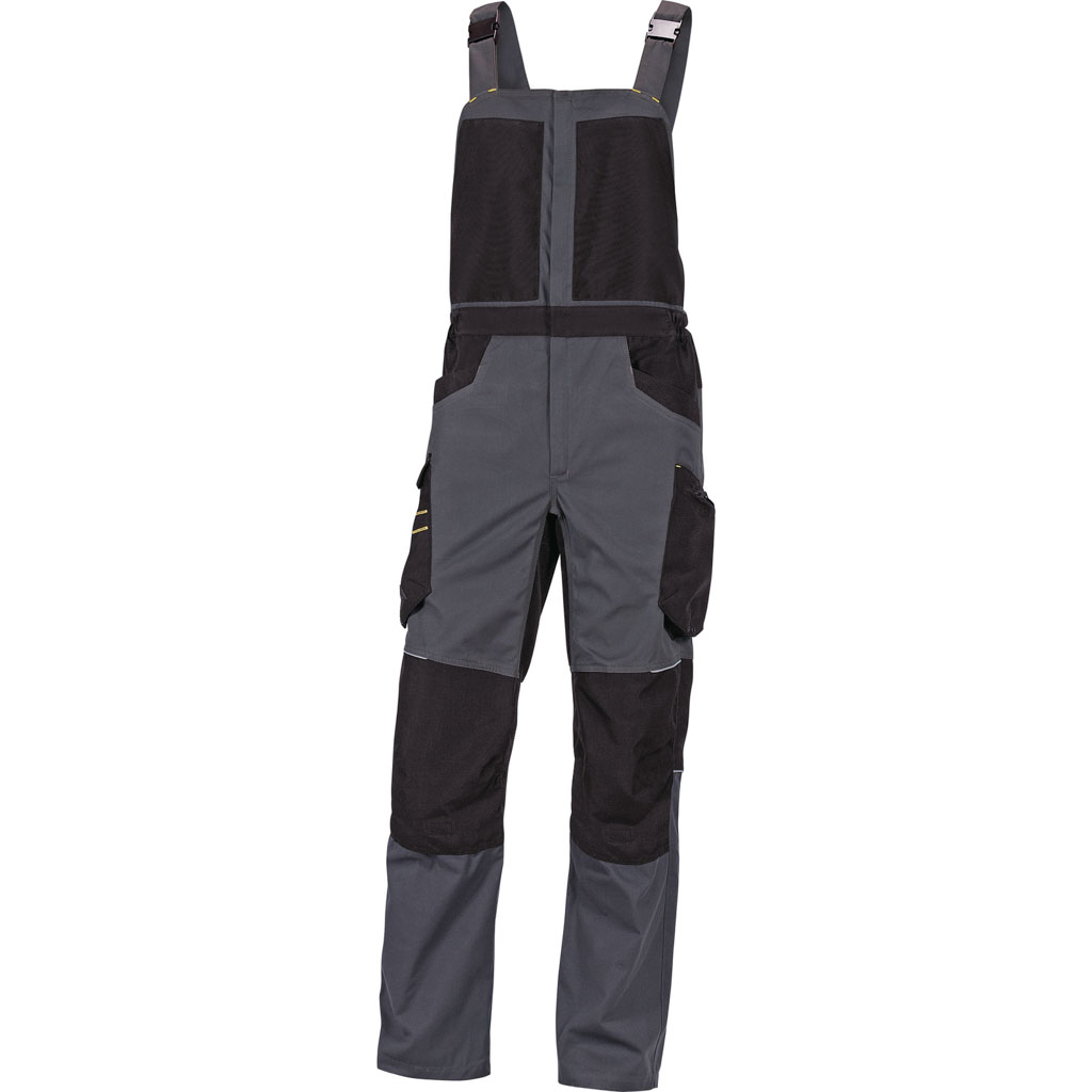 Delta Plus Ogrodniczki mach Spirit z 60% bawełny i 40% poliestru - 270 G/M2 kolor szaro-czarny rozmiar 3XL M5SA2GN3X M5SA2GN3X