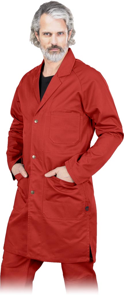 FARTUCH OCHRONNY LHOLLMAN LH-COATER; CZERWONY (XXXL)