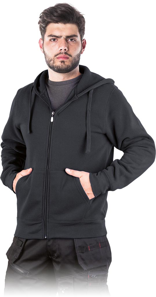 BLUZA OCHRONNA REIS SMOKER; CZARNY (M)