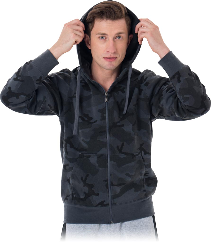BLUZA OCHRONNA REIS SMOKER; MORO-CZARNY (L)