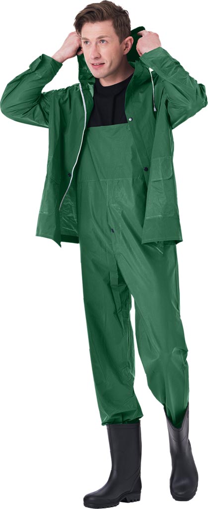 KURTKA OCHRONNA PRZECIWDESZCZOWA REIS KPD; ZIELONY (XL)