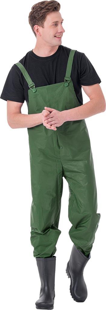 SPODNIE OCHRONNE OGRODNICZKI PRZECIWDESZ REIS SPD; ZIELONY (XXXL)