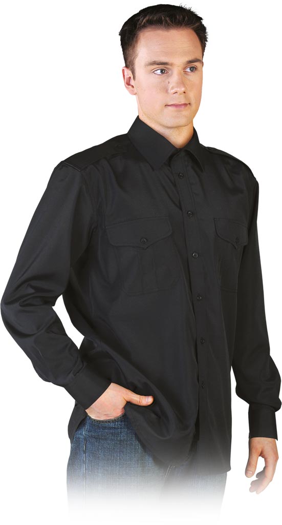 KOSZULA WYJŚCIOWA REIS KWSDR; CZARNY (XL)