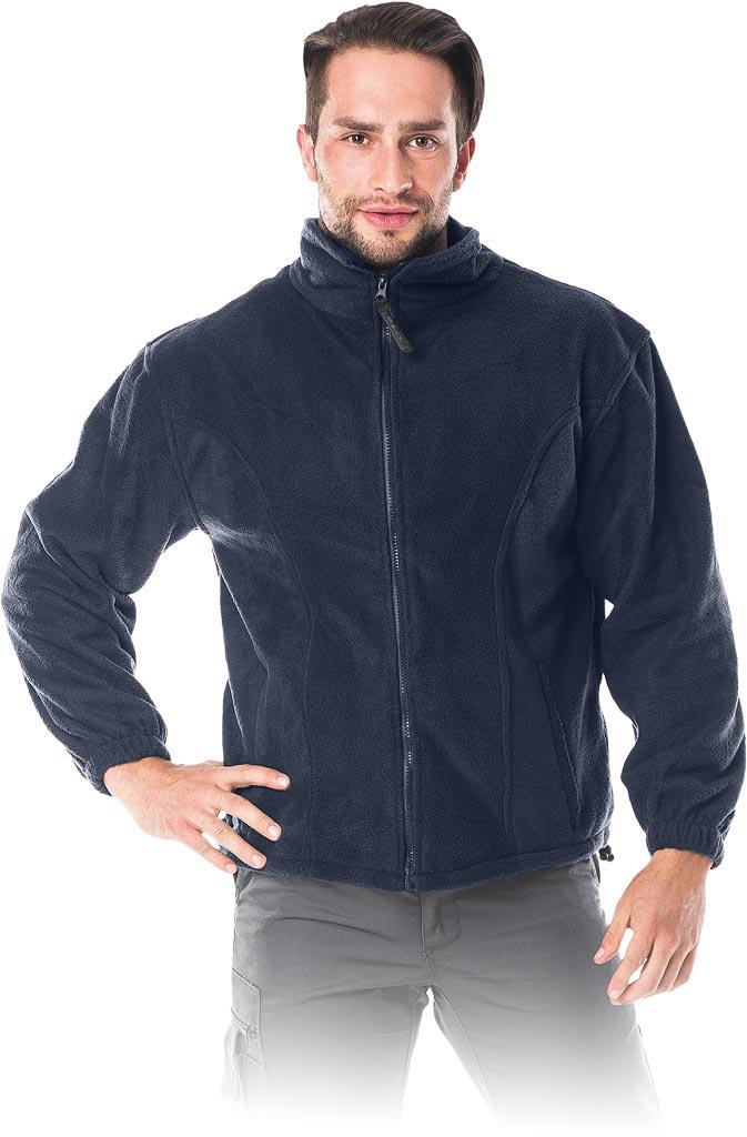 BLUZA Z POLARU OCHRONNA REIS POLAR; GRANATOWY (XXXL)