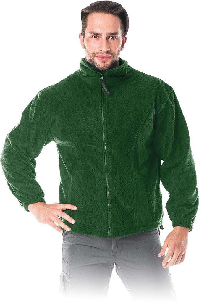 BLUZA Z POLARU OCHRONNA REIS POLAR; ZIELONY (M)