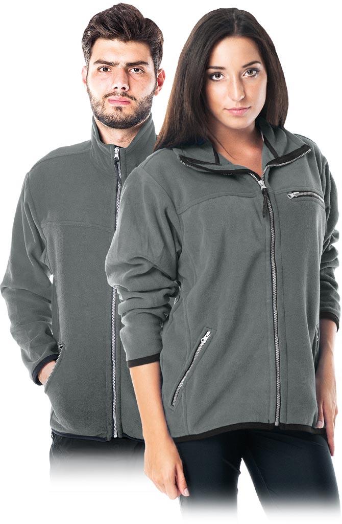 BLUZA Z POLARU OCHRONNA REIS POLAR-HONEY; SZARY/STALOWY (XXXL)