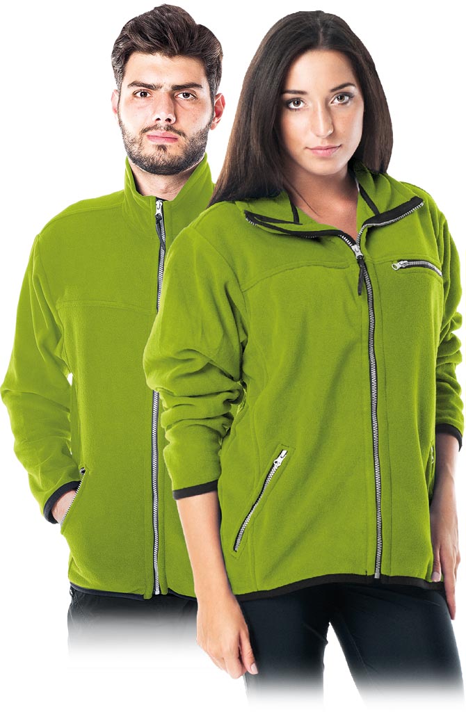 BLUZA Z POLARU OCHRONNA REIS POLAR-HONEY; LIMONKOWY (L)