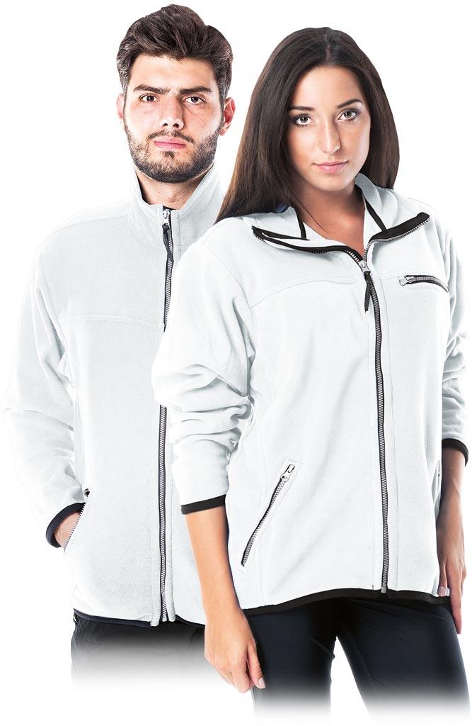 BLUZA Z POLARU OCHRONNA REIS POLAR-HONEY; BIAŁY (M)