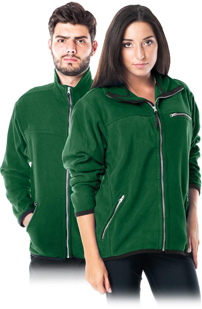 BLUZA Z POLARU OCHRONNA REIS POLAR-HONEY; ZIELONY (2XS)