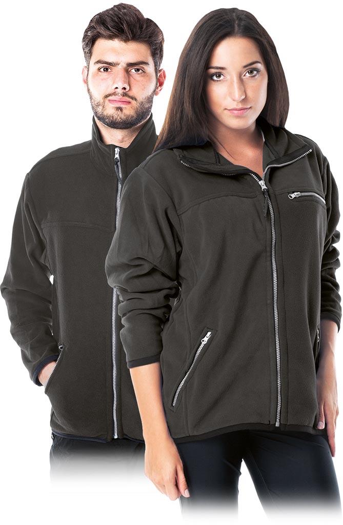 BLUZA Z POLARU OCHRONNA REIS POLAR-HONEY; CIEMNOSZARY (M)