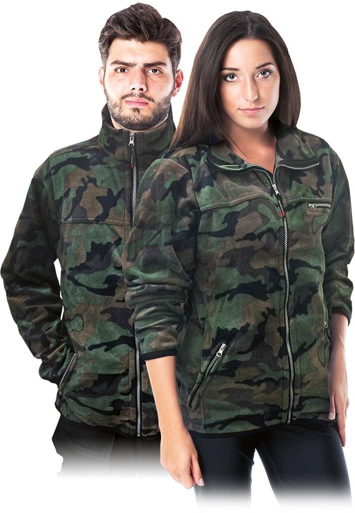BLUZA Z POLARU OCHRONNA REIS POLAR-HONEY; MORO (XL)