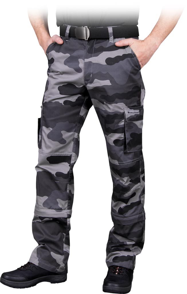 SPODNIE OCHRONNE DO PASA LHOLLMAN LH-HUNSPO; MORO-SZARY