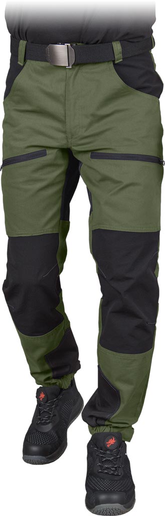 SPODNIE OCHRONNE DO PASA REIS HOBBER; KHAKI-CZARNY