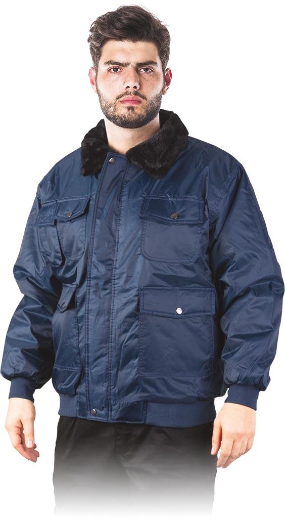 KURTKA OCHRONNA OCIEPLANA REIS BOMBER; GRANATOWY (XXXL)