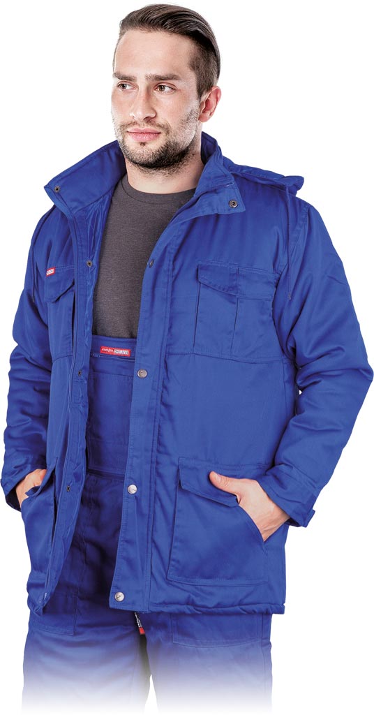 KURTKA OCHRONNA OCIEPLANA REIS KMO-LONG; NIEBIESKI (XL)
