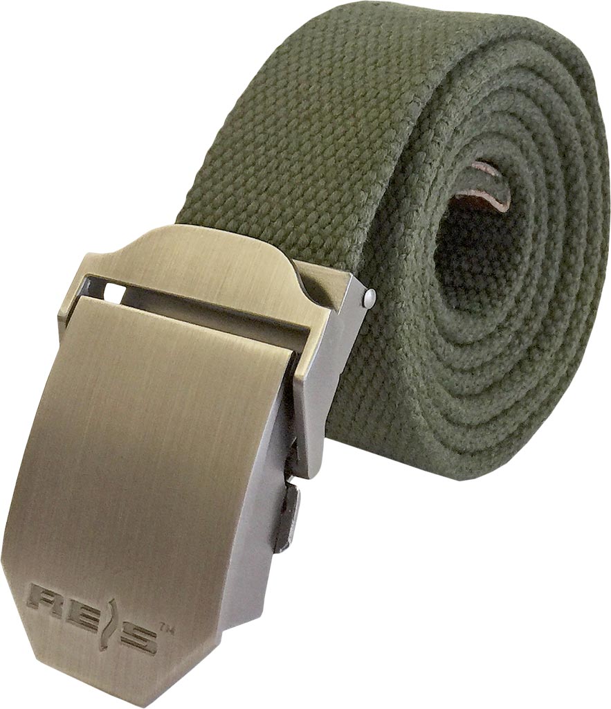 PASEK REIS BELT-BOOM; CIEMNOZIELONY