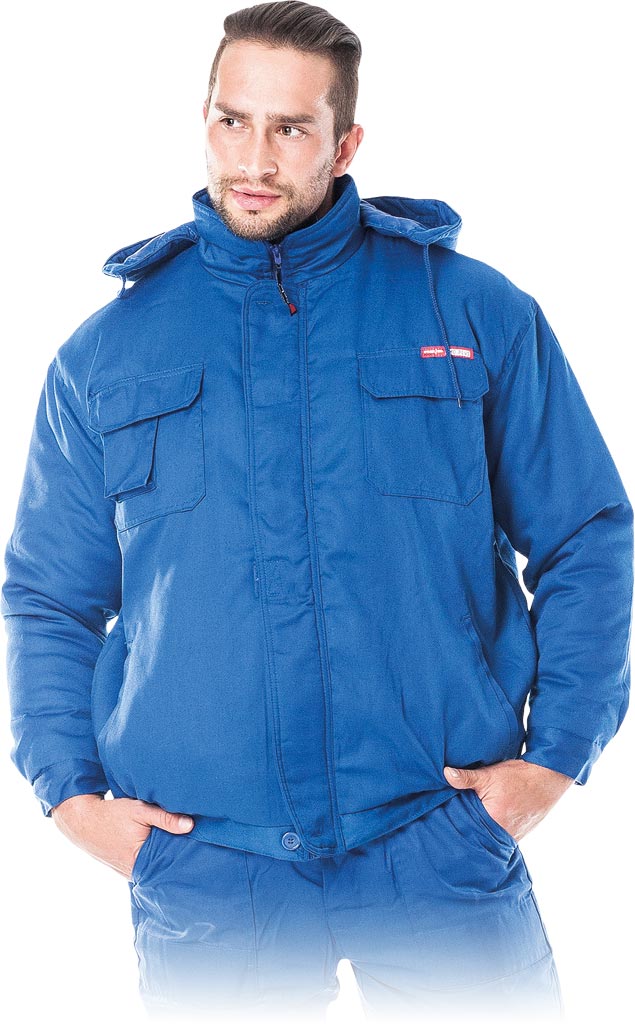 KURTKA OCHRONNA OCIEPLANA REIS KMO-PLUS; NIEBIESKI (XXXL)