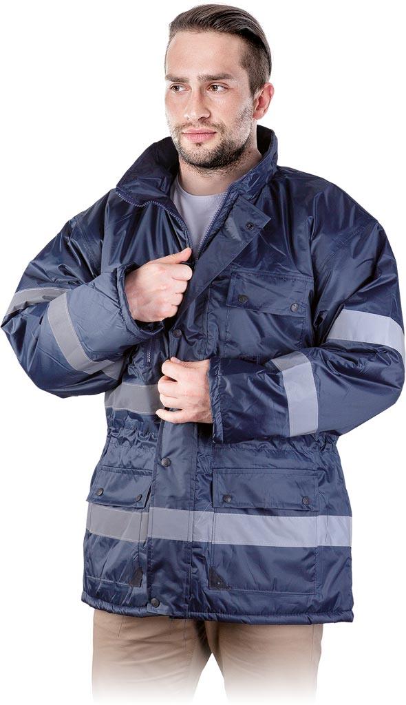 KURTKA OCHRONNA OCIEPLANA REIS K-BLUE; GRANATOWY (XXXL)
