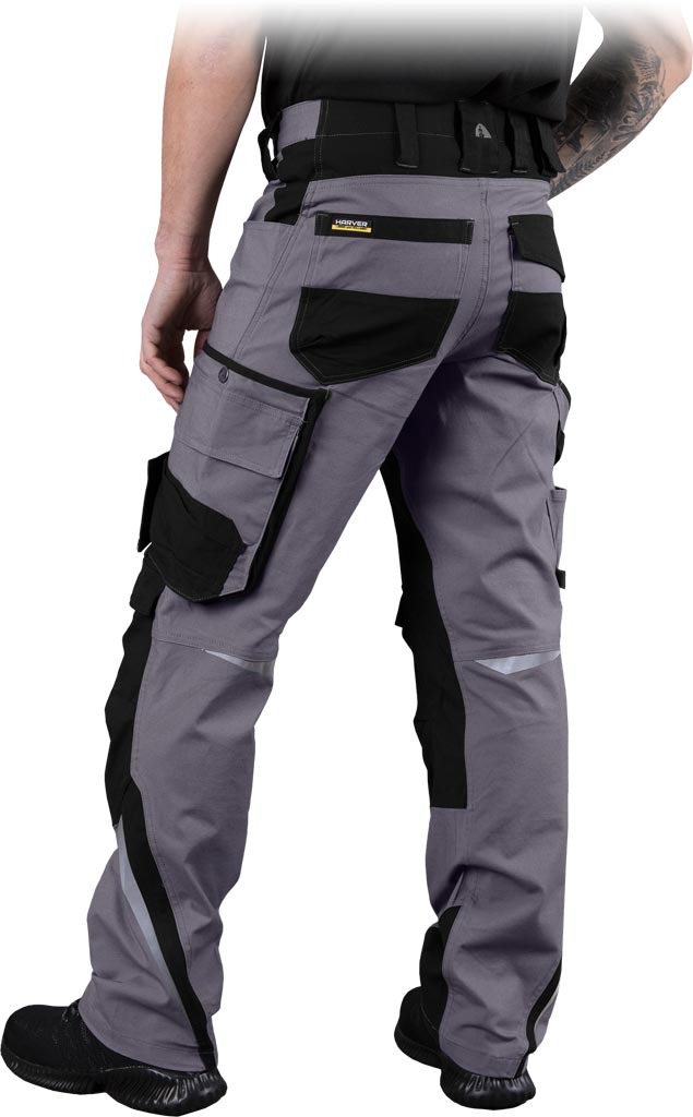 SPODNIE OCHRONNE DO PASA LHOLLMAN HARVERAIR-T; SZARO-CZARNY