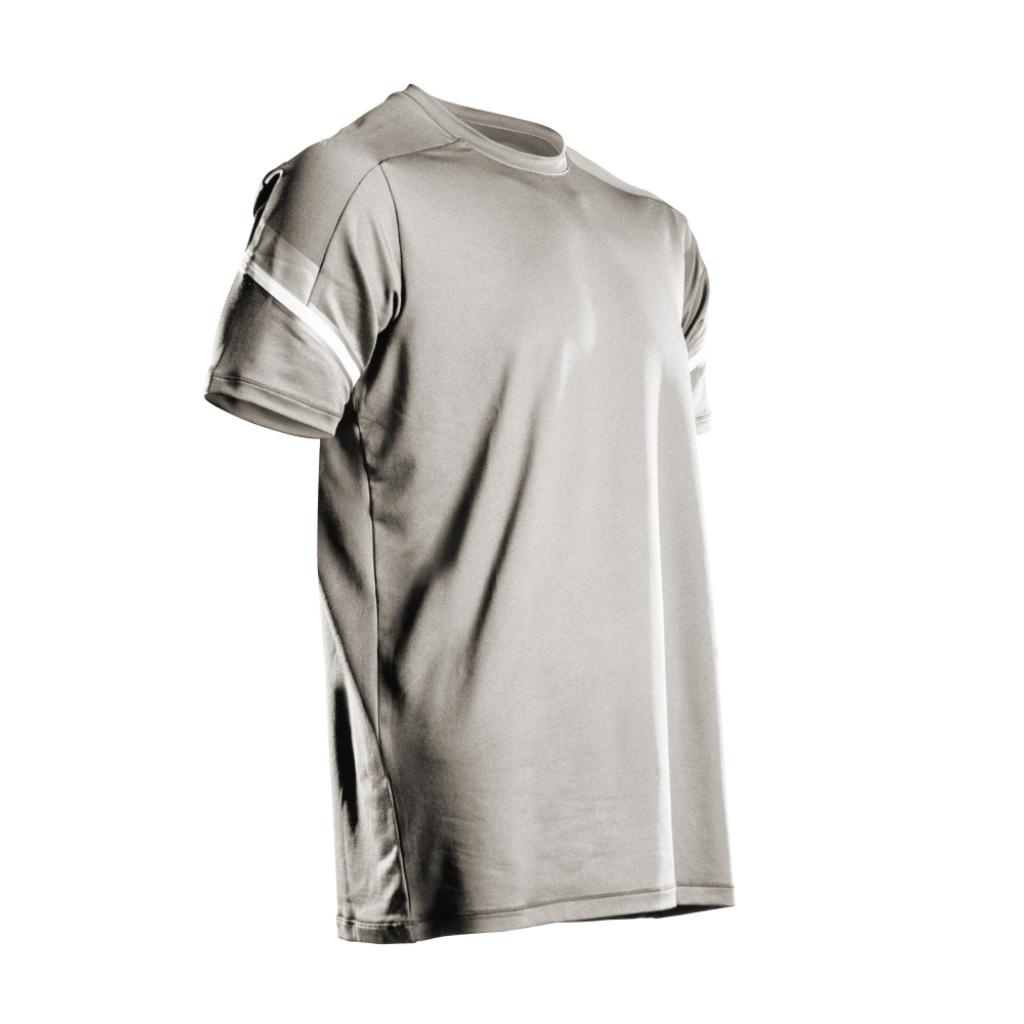 T-SHIRT, Z KRÓTKIMI RĘKAWAMI MASCOT CUSTOMIZED 22282-461; SREBRNA SZAROŚĆ