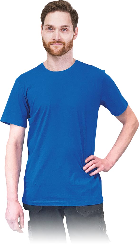 T-SHIRT MĘSKI REIS TSR-LONG; NIEBIESKI
