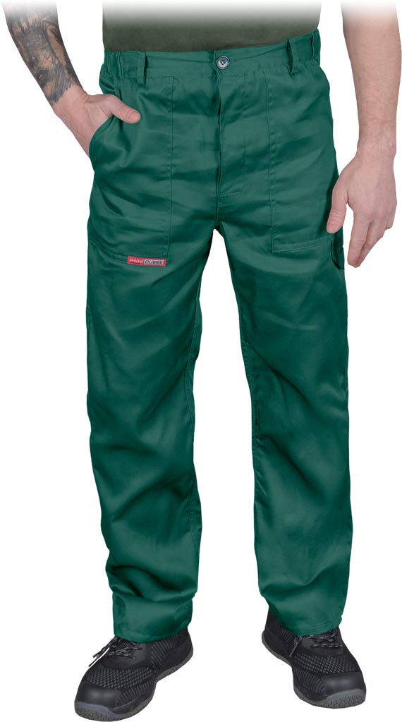 SPODNIE OCHRONNE DO PASA REIS SOP; ZIELONY