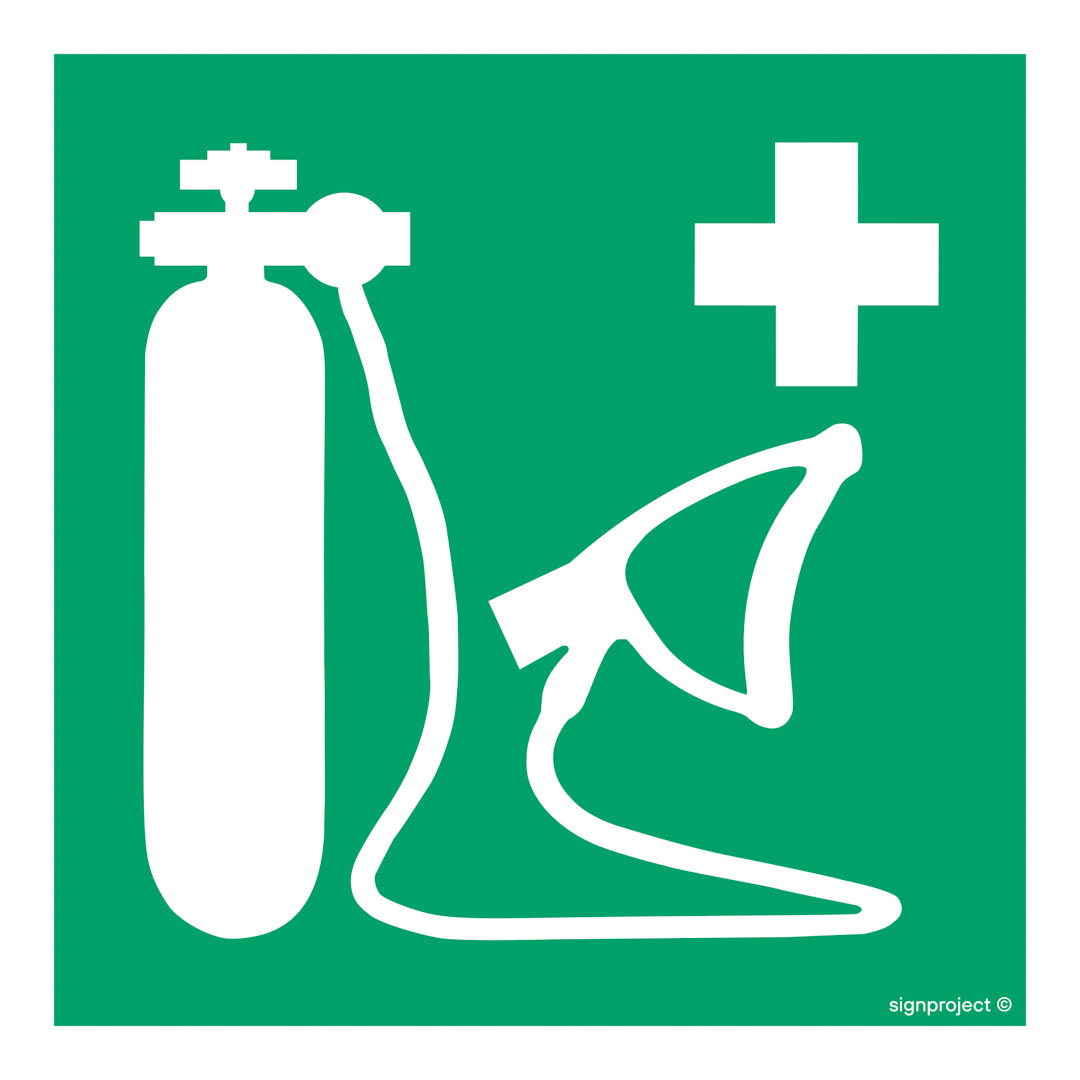 AE028 RESPIRATOR TLENOWY, FS - FOLIA SAMOPRZYLEPNA FOTOLUMINESCENCYJNA; (100X100MM)
