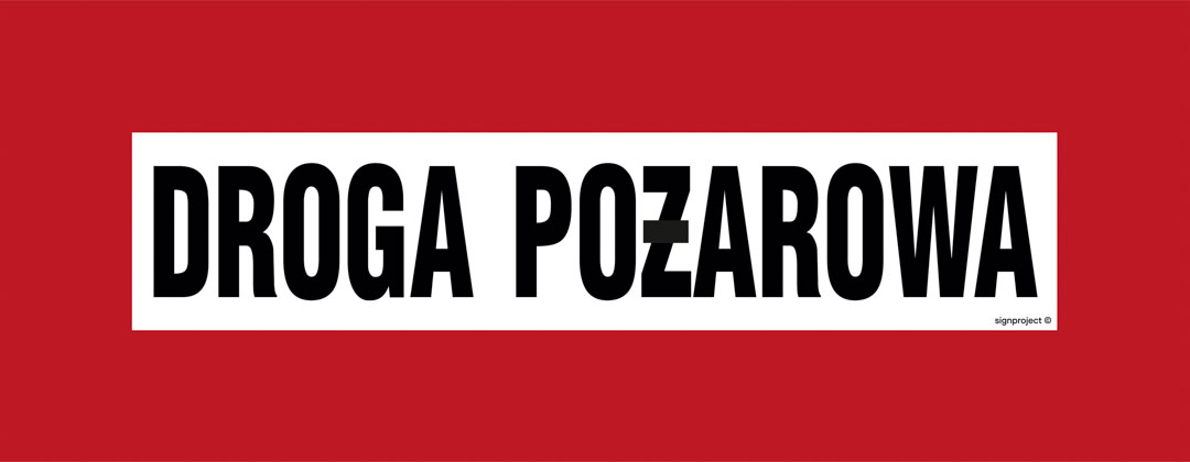 BC104 DROGA POŻAROWA, TS - PŁYTA TD FOTOLUMINESCENCYJNA; (540X210MM)