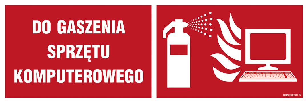 BC136 GAŚNICA DO GASZENIA SPRZĘTU KOMPUTEROWEGO, KN - FOLIA PODŁOGOWA NIEŚWIECĄCA; (360X140MM)