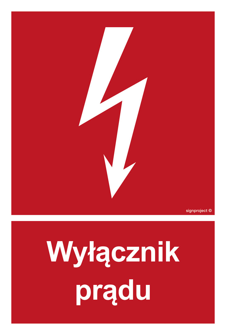 BC007 WYŁĄCZNIK PRĄDU, PN - PŁYTA PCV 1MM; (100X148MM)