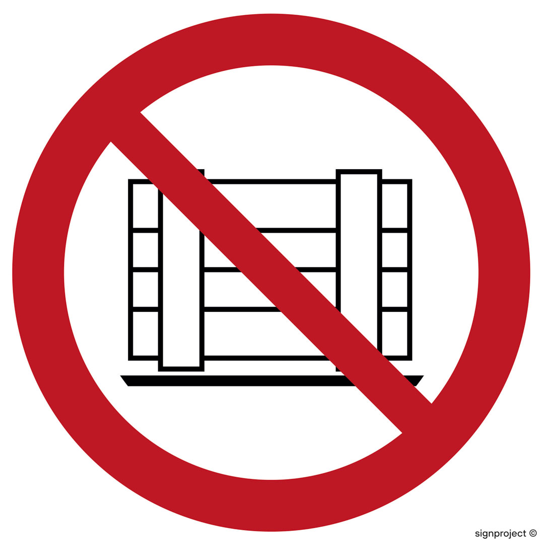 GA023 NIE ZASTAWIAĆ, FN - FOLIA SAMOPRZYLEPNA; (150X150MM)