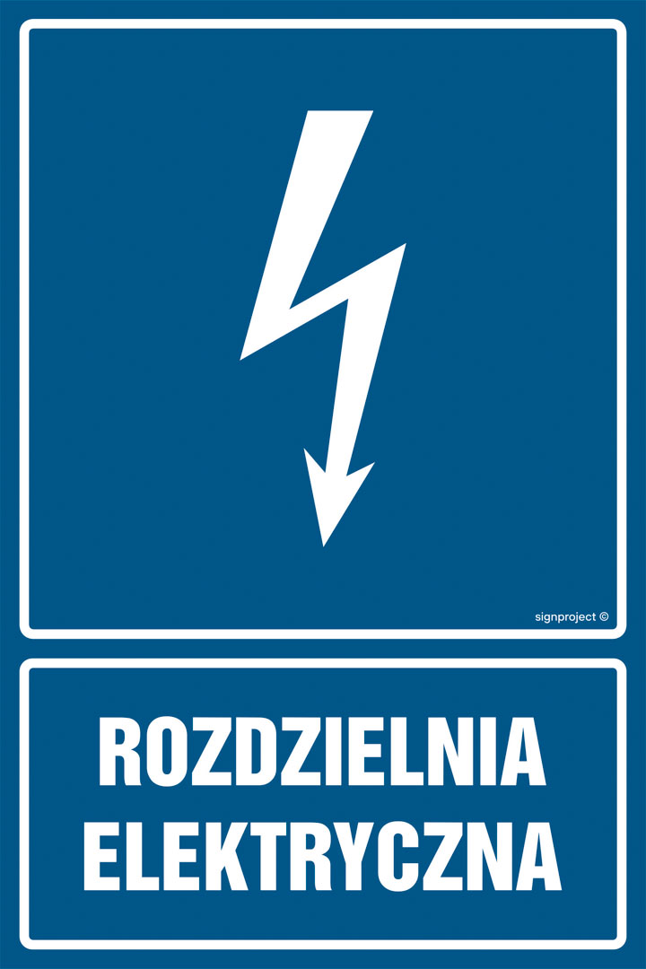 HG057 ROZDZIELNIA ELEKTRYCZNA, FN - FOLIA SAMOPRZYLEPNA; (150X225MM)