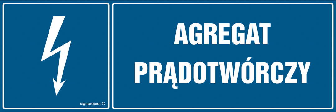 HH037 AGREGAT PRĄDOTWÓRCZY, FN - FOLIA SAMOPRZYLEPNA; (450X150MM)
