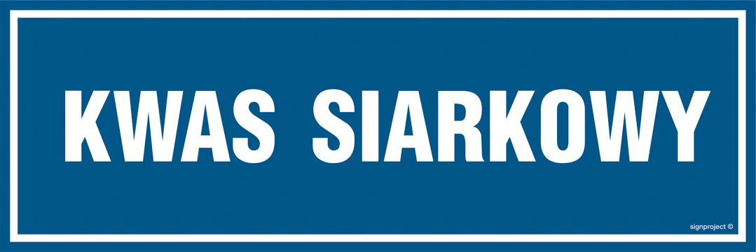 NC056 KWAS SIARKOWY, PN - PŁYTA PCV 1MM; (900X300MM)