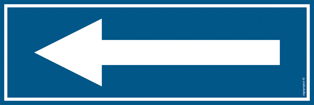 PA082 STRZAŁKA KIERUNKOWA, FN - FOLIA SAMOPRZYLEPNA; (150X50MM)