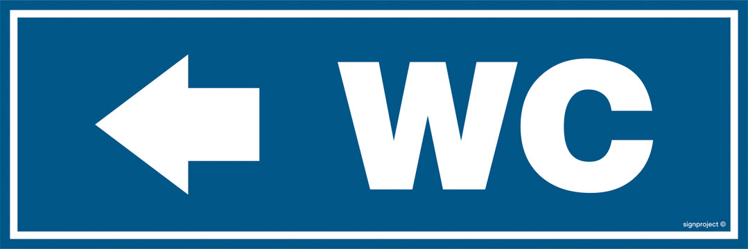 PA309 WC KIERUNEK W LEWO, PN - PŁYTA PCV 1MM; (600X200MM)