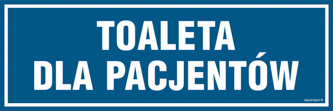 PA314 TOALETA DLA PACJENTÓW, PN - PŁYTA PCV 1MM; (600X200MM)