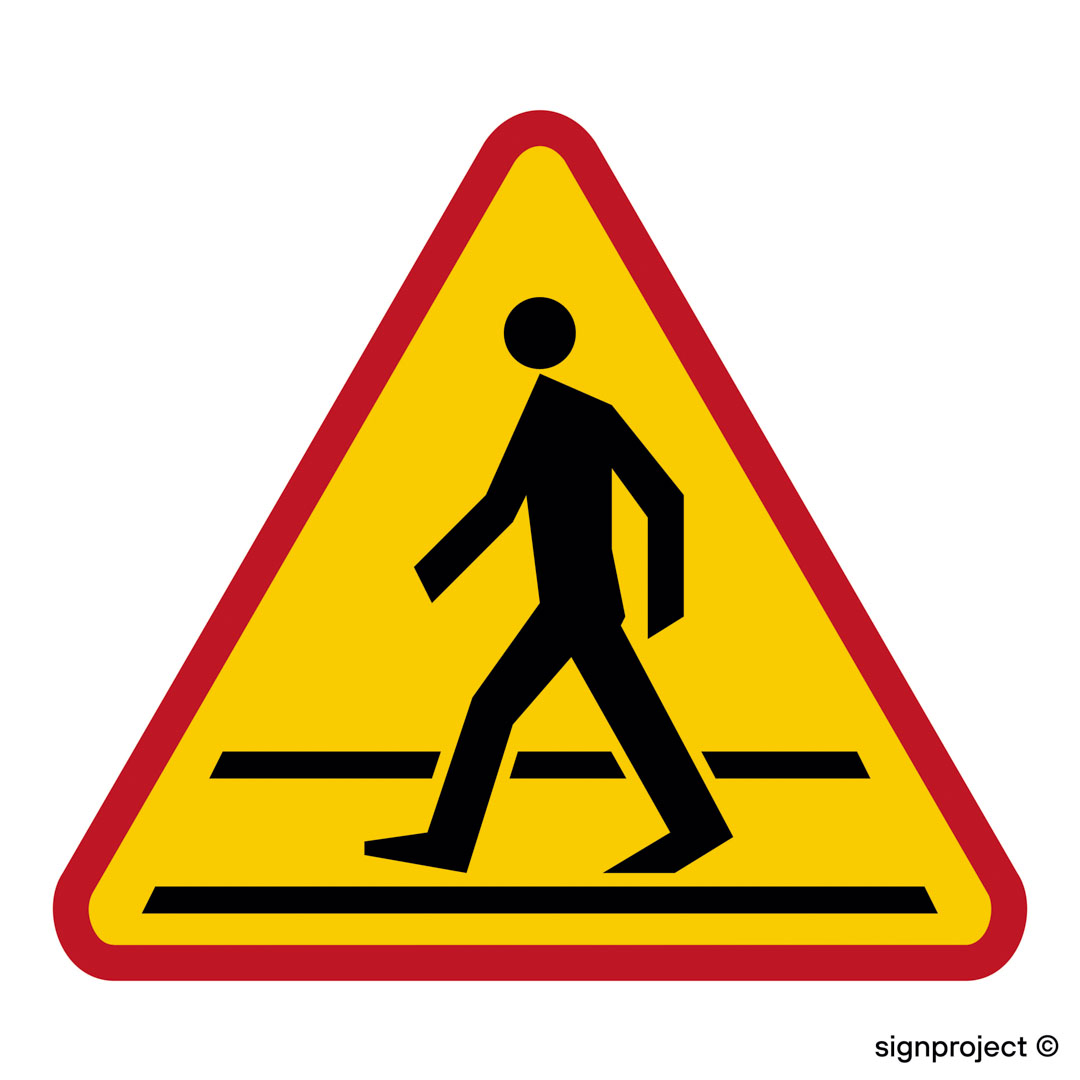 SA016 PRZEJŚCIE DLA PIESZYCH, PN - PŁYTA PCV 1MM; (300X300MM)