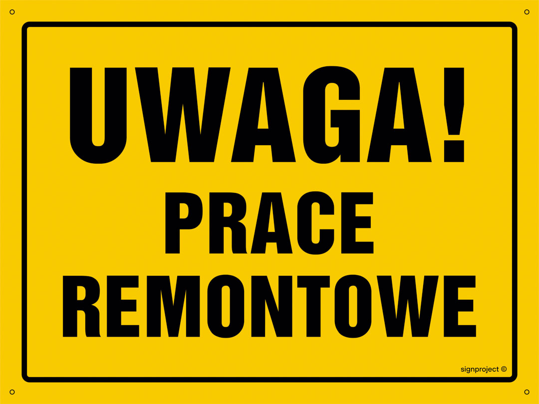 OA197 UWAGA! PRACE REMONTOWE, BN - PŁYTA ŻÓŁTA 0,6MM; (350X250MM)